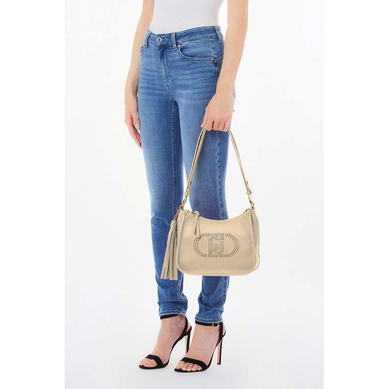 Liu Jo schultertasche ecru 4