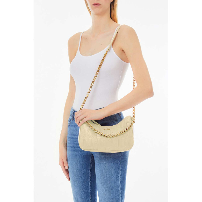 Liu Jo schultertasche ecru 5