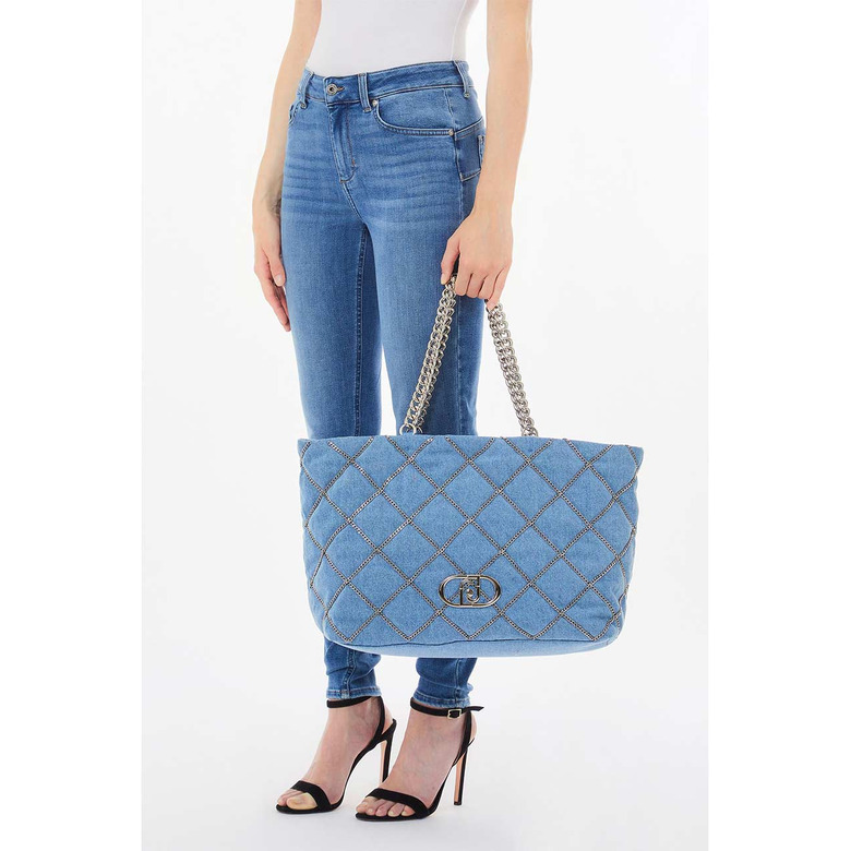 Liu Jo sac porté épaule bleu 3