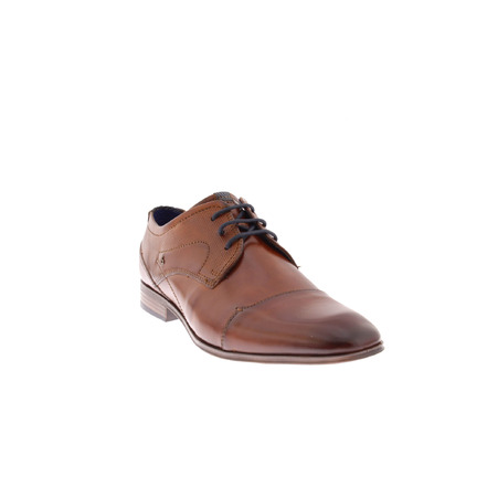 Bugattishoes lace shoes cognac