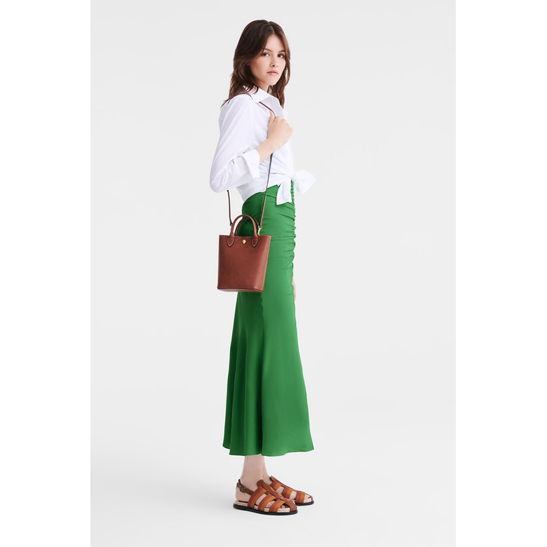 Longchamp handbag brown 2