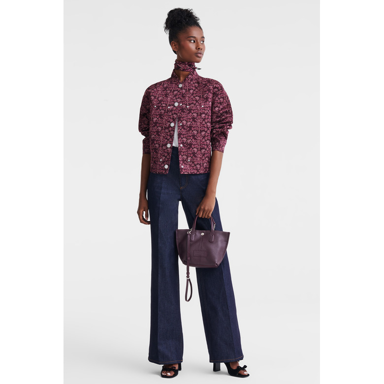 Longchamp handtas paars 2