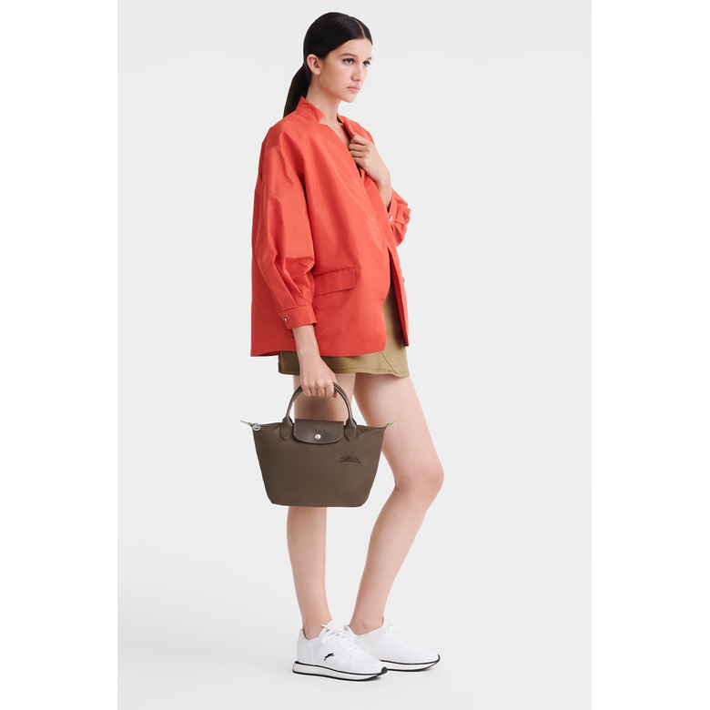 Longchamp handbag brown 4