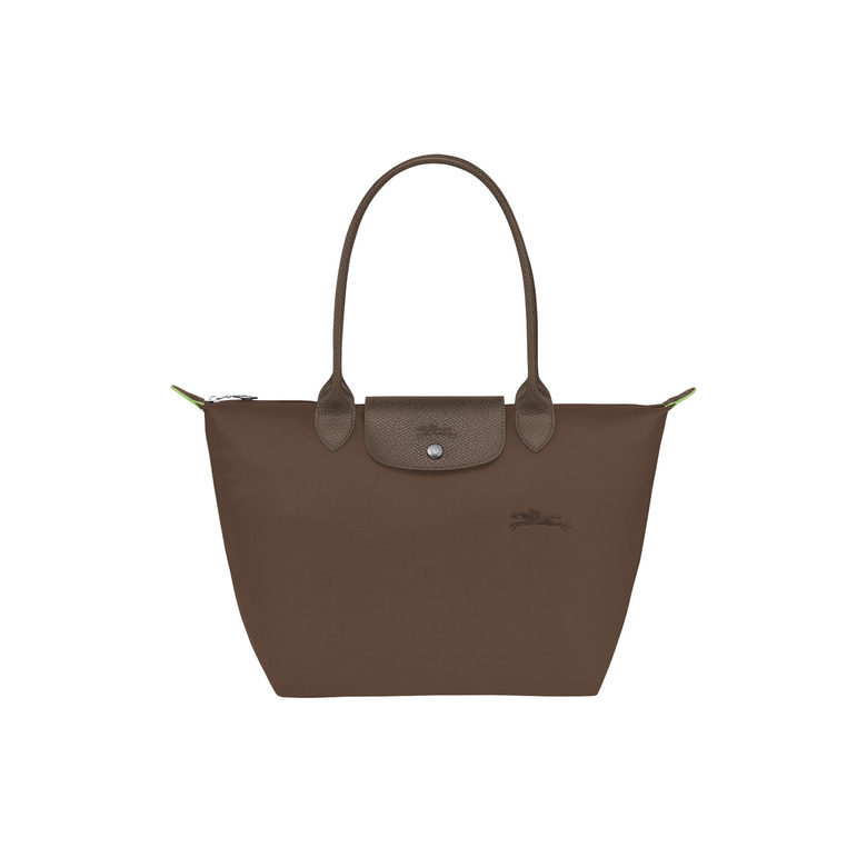 Longchamp sac porté épaule vert