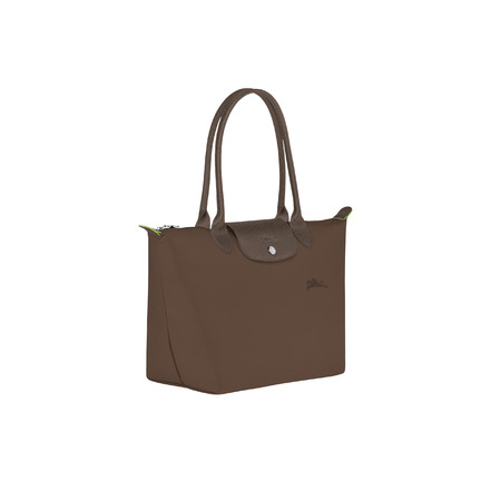 Longchamp sac porté épaule vert