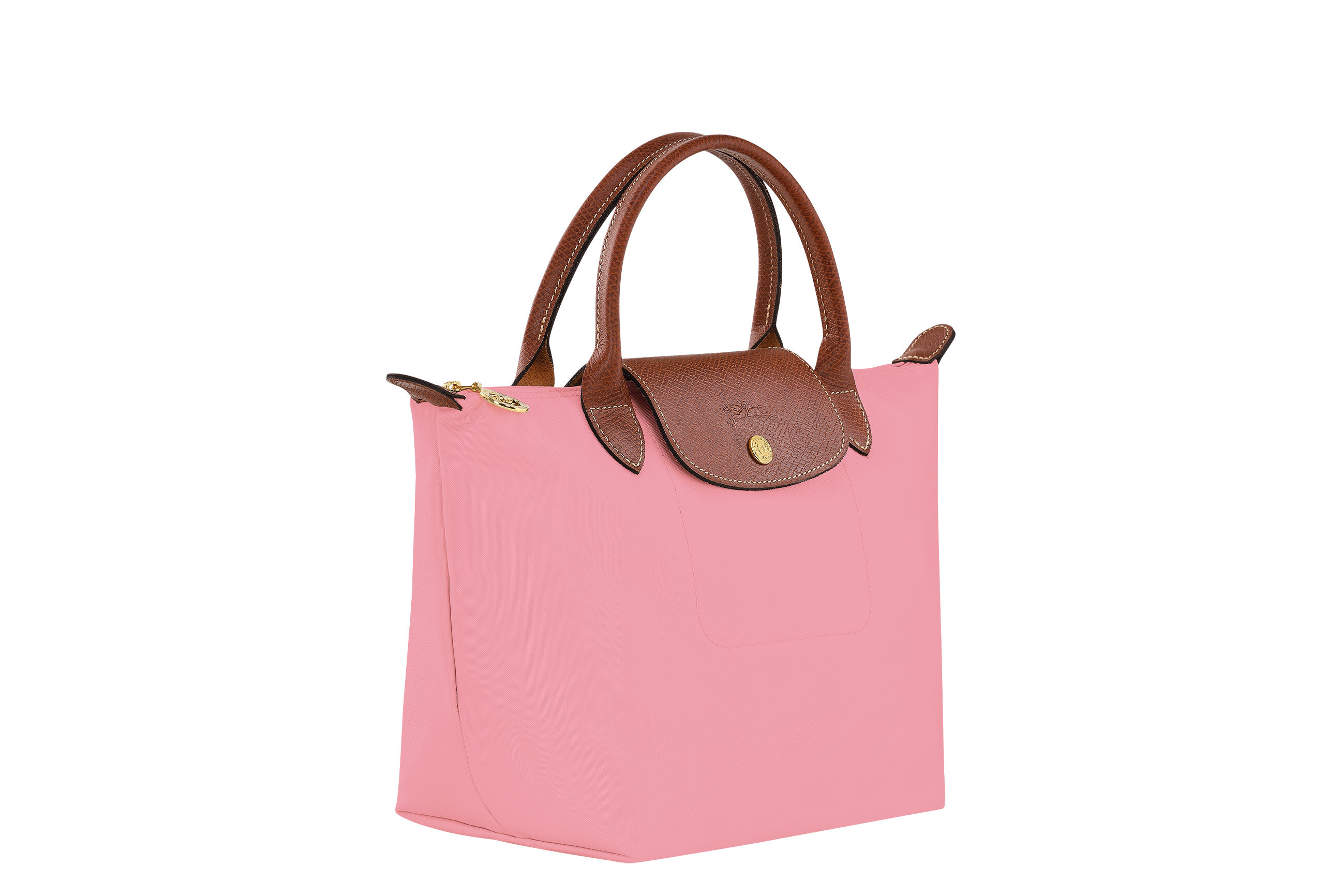 Longchamp Le Pliage Small Long Handle Pink Longchamp Bags
