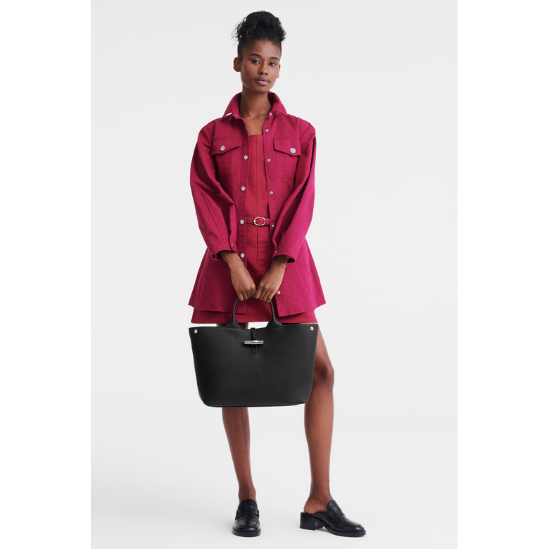 Longchamp sac à main noir 4