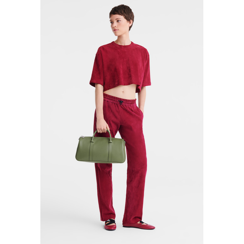 Longchamp sac à main vert 4