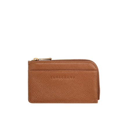 Longchamp porte-cartes cognac