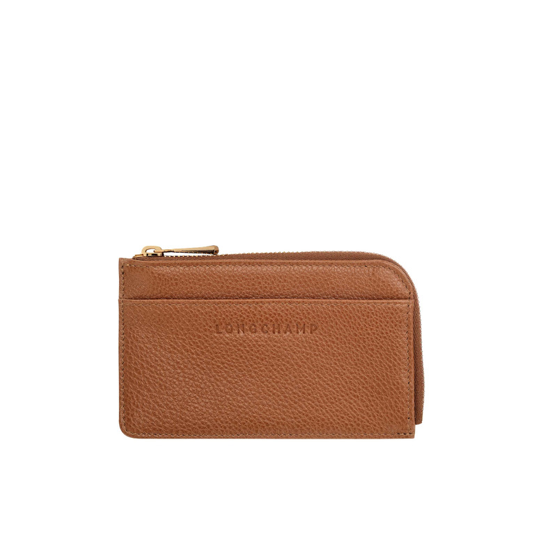 Longchamp porte-cartes cognac