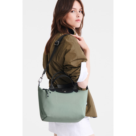 Longchamp sac à main vert