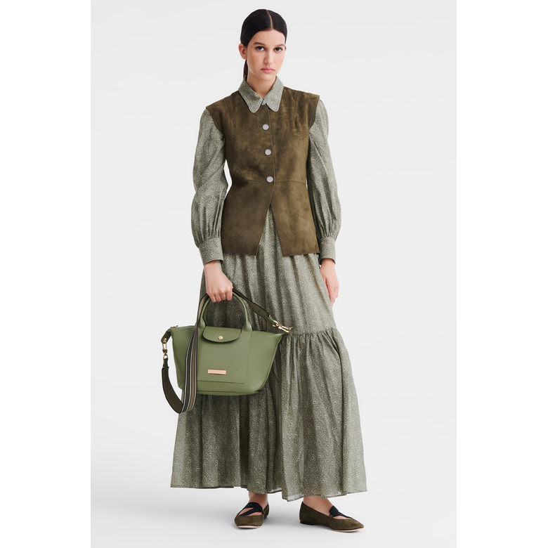 Longchamp sac à main vert 4
