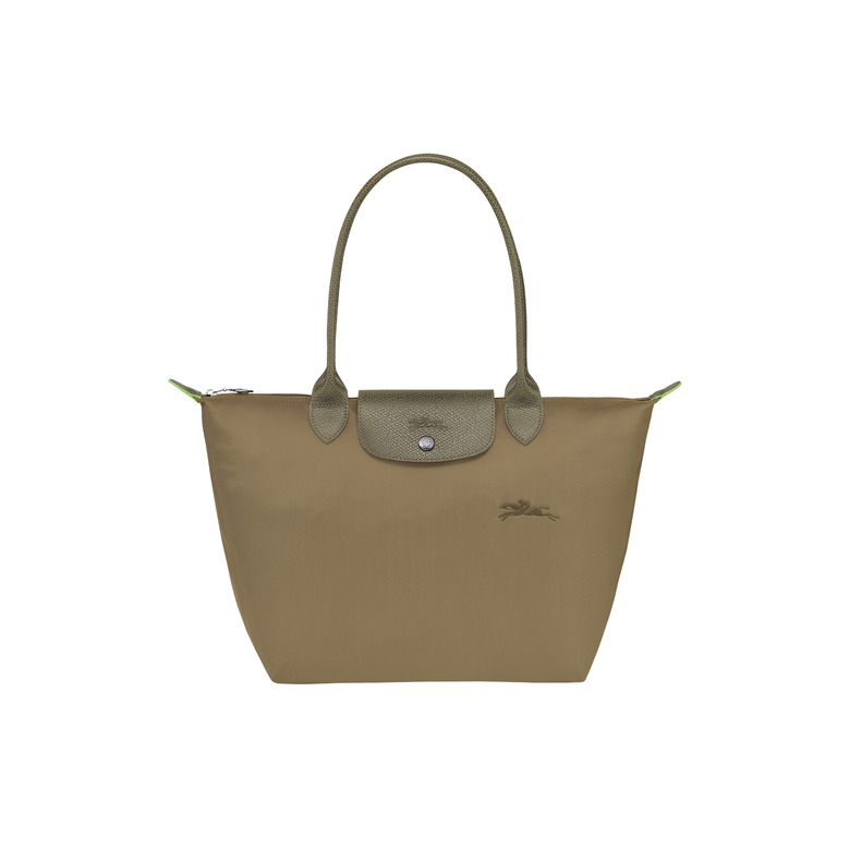 Longchamp sac porté épaule vert