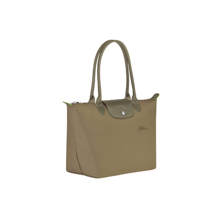 Longchamp sac porté épaule vert