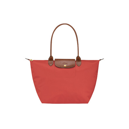 Longchamp sac porté épaule rouge
