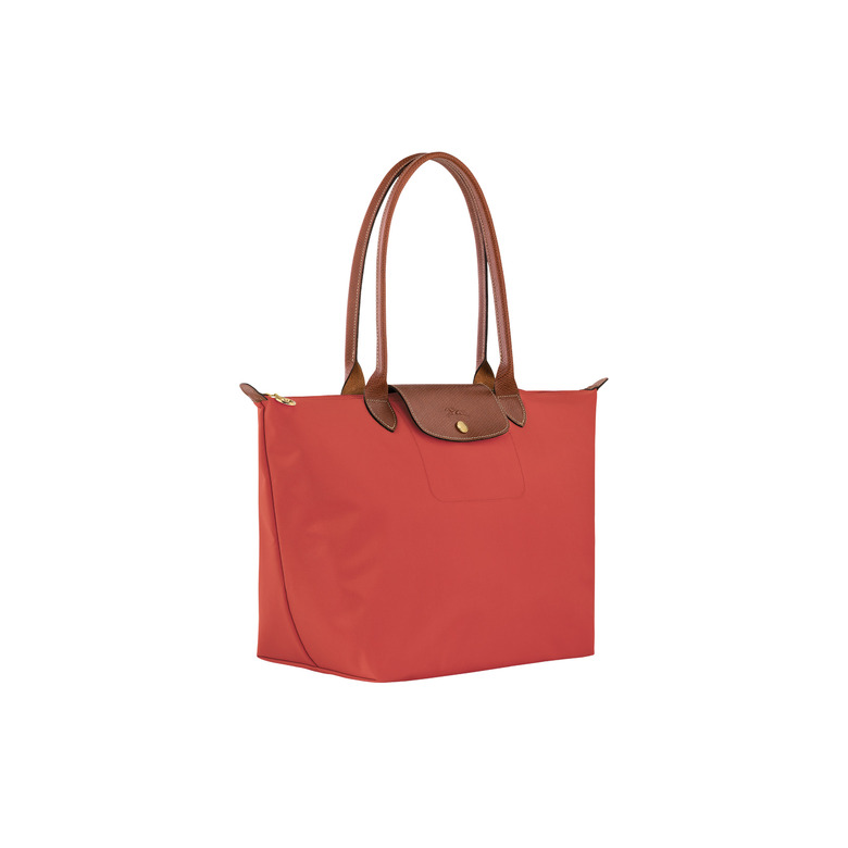 Longchamp sac porté épaule rouge 2