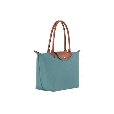 Longchamp sac porté épaule vert