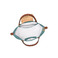 Longchamp sac porté épaule vert 3
