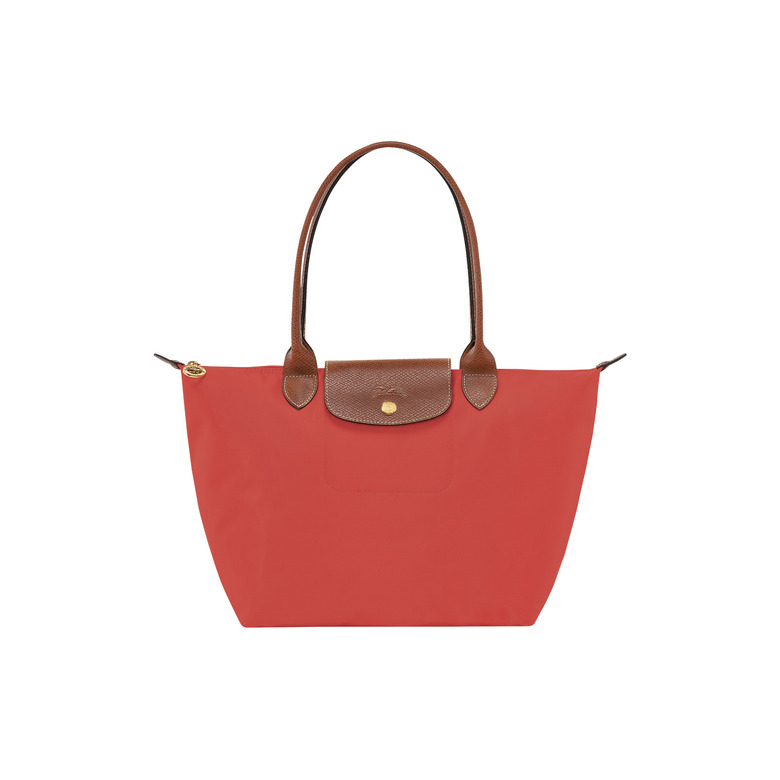 Longchamp sac porté épaule rouge 1