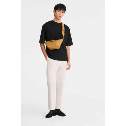 Longchamp sac bandoulière camel