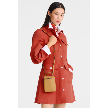 Longchamp sac bandoulière camel