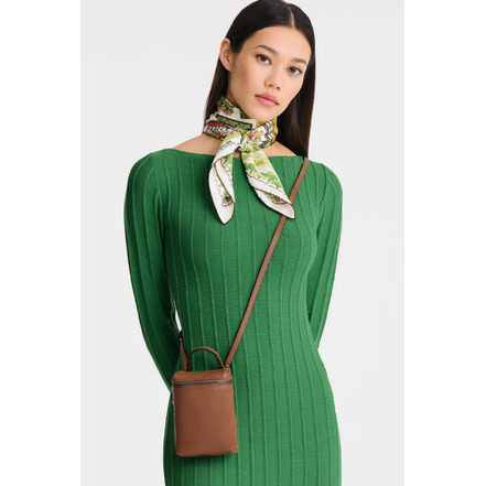 Longchamp sac bandoulière cognac