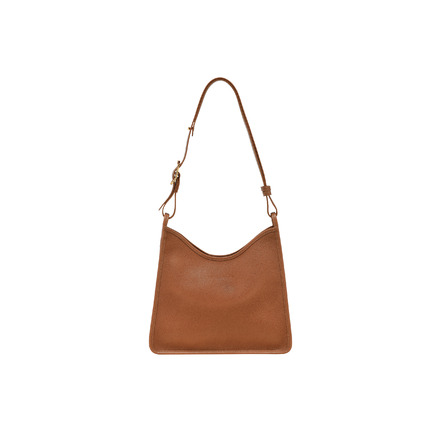Longchamp sac porté épaule cognac
