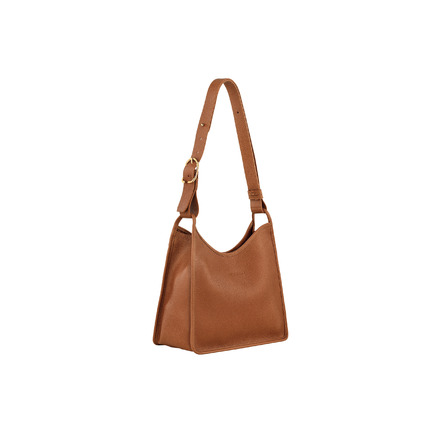 Longchamp sac porté épaule cognac