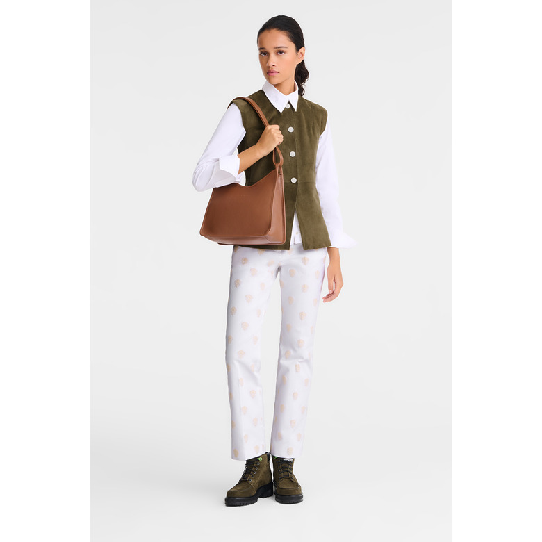 Longchamp shoulder bag cognac 4