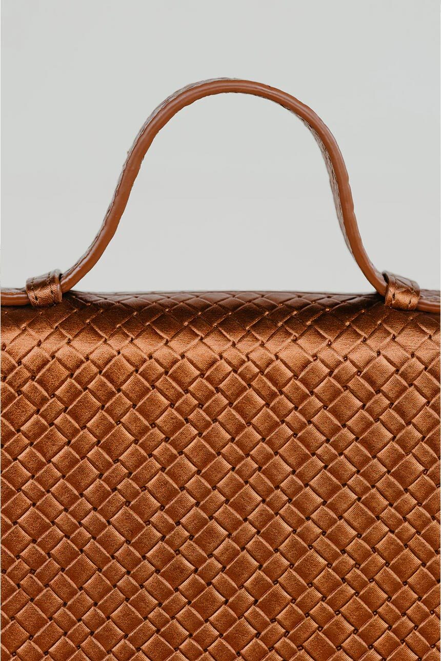 Handbag | Mieke Dierckx | Brown | MICRO BRIEFCASE | Free delivery