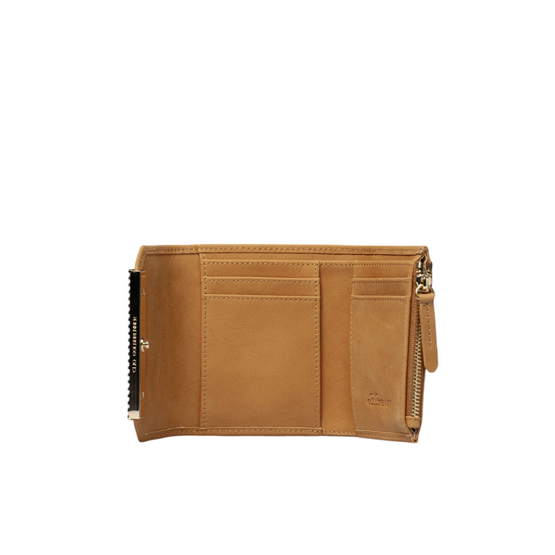 Clio Goldbrenner geldbörse camel 3