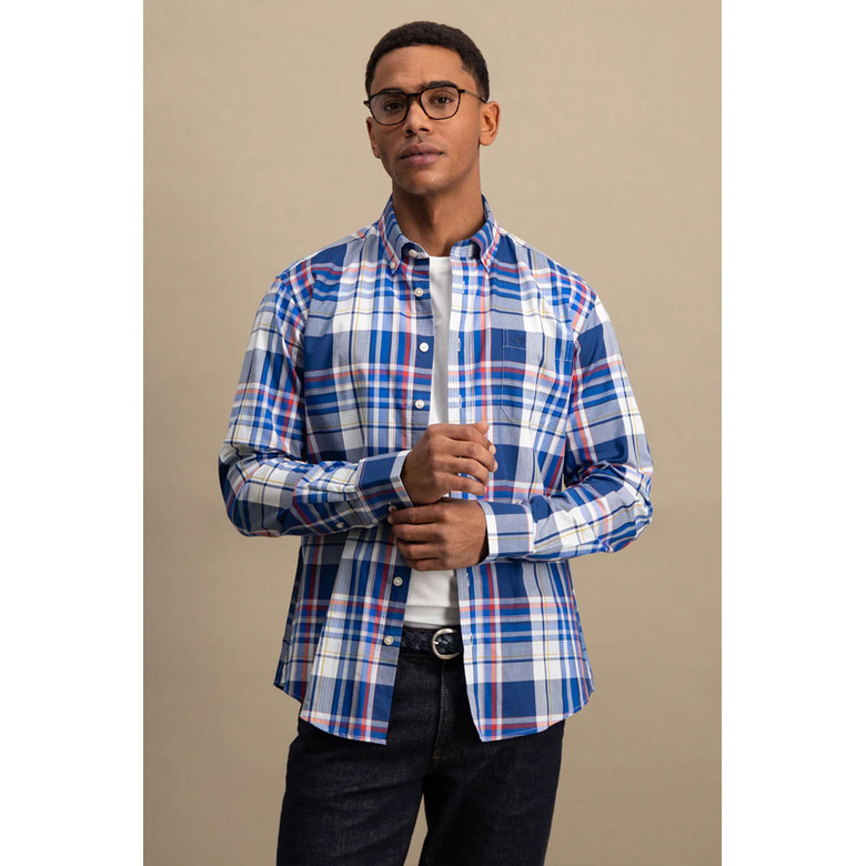 Fynch-hatton hemd blauw 2