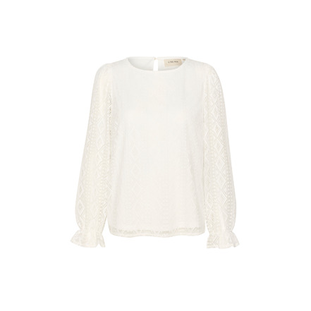Cream blouse wit