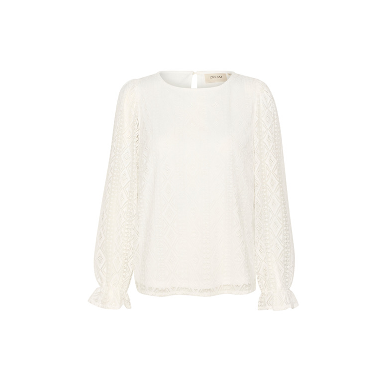 Cream blouse wit