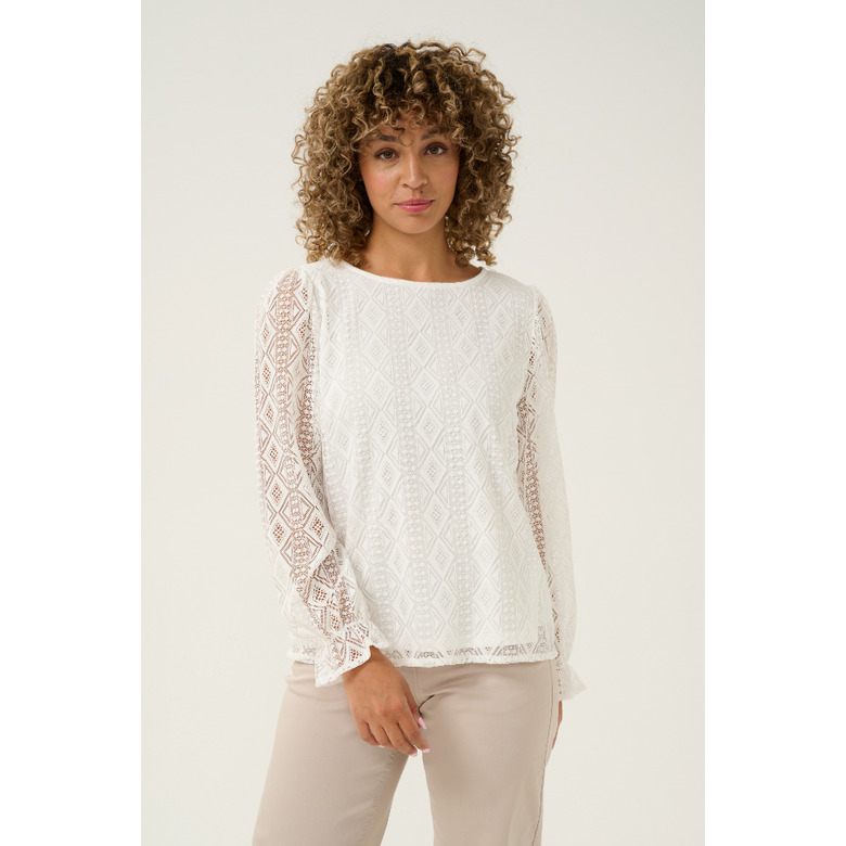 Cream bluse weiss 2