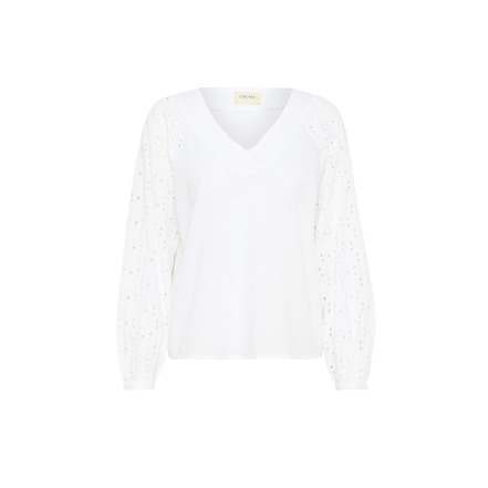Cream blouse wit