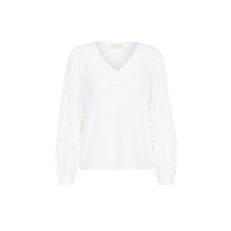 Cream blouse wit