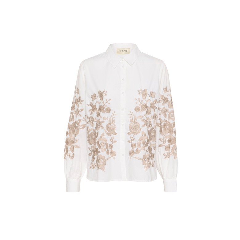 Cream blouse wit