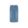 Cream jupe jeans 1