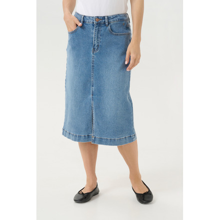 Cream rok jeans
