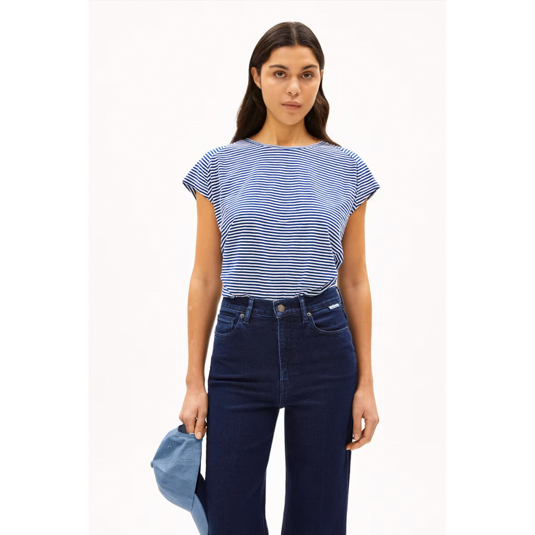 Armed Angels t-shirt blauw 2