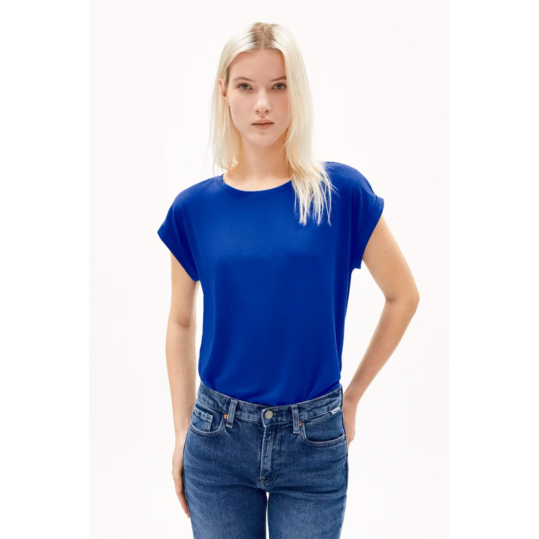 Armed Angels t-shirt blauw 2