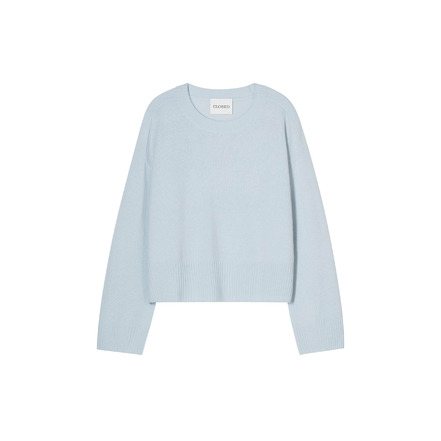 Closed sweater blauw