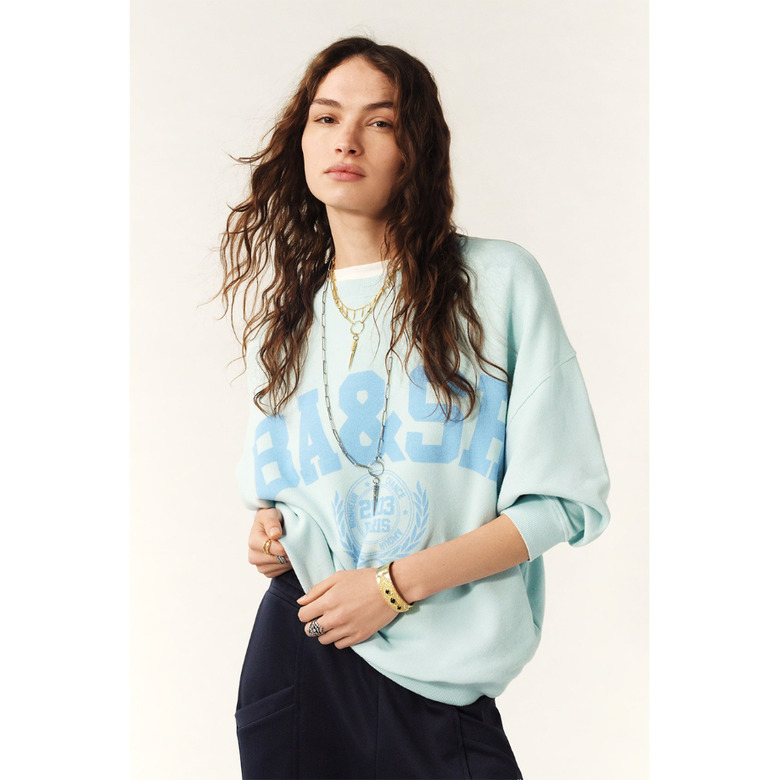 Ba&sh sweater blue 2