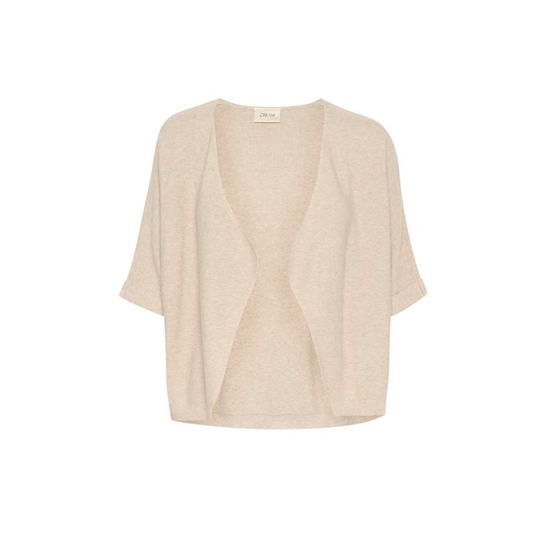 Cream gilet beige