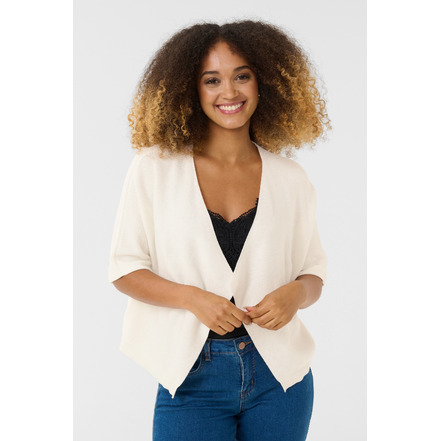 Cream gilet ecru