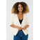 Cream gilet ecru 2