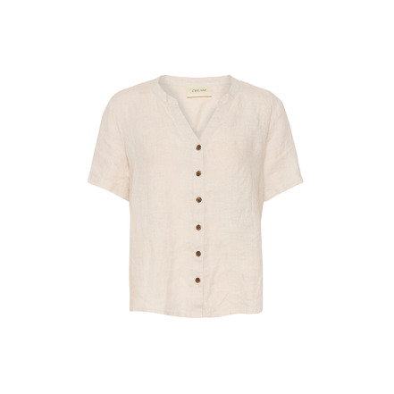 Cream blouse beige