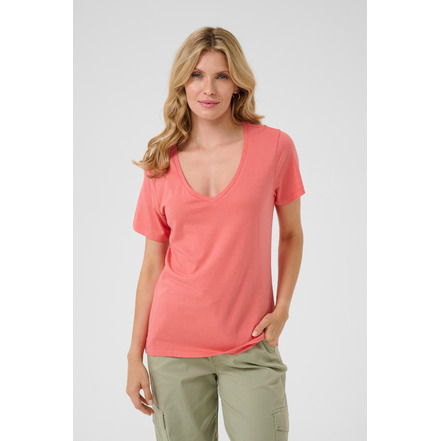 Cream t-shirt roze