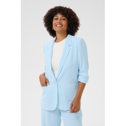 Cream blazer blauw